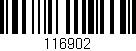 Código de barras (EAN, GTIN, SKU, ISBN): '116902'