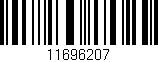 Código de barras (EAN, GTIN, SKU, ISBN): '11696207'