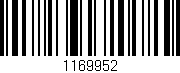 Código de barras (EAN, GTIN, SKU, ISBN): '1169952'