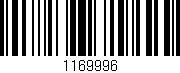 Código de barras (EAN, GTIN, SKU, ISBN): '1169996'