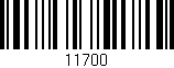 Código de barras (EAN, GTIN, SKU, ISBN): '11700'