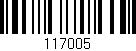 Código de barras (EAN, GTIN, SKU, ISBN): '117005'