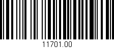 Código de barras (EAN, GTIN, SKU, ISBN): '11701.00'