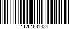 Código de barras (EAN, GTIN, SKU, ISBN): '11701881323'