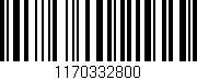 Código de barras (EAN, GTIN, SKU, ISBN): '1170332800'