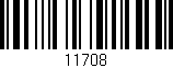 Código de barras (EAN, GTIN, SKU, ISBN): '11708'