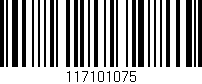 Código de barras (EAN, GTIN, SKU, ISBN): '117101075'