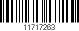 Código de barras (EAN, GTIN, SKU, ISBN): '11717263'