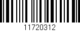 Código de barras (EAN, GTIN, SKU, ISBN): '11720312'