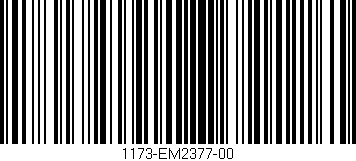 Código de barras (EAN, GTIN, SKU, ISBN): '1173-EM2377-00'