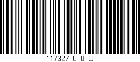 Código de barras (EAN, GTIN, SKU, ISBN): '117327_0_0_U'