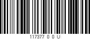Código de barras (EAN, GTIN, SKU, ISBN): '117377_0_0_U'