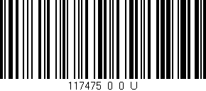 Código de barras (EAN, GTIN, SKU, ISBN): '117475_0_0_U'