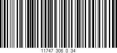 Código de barras (EAN, GTIN, SKU, ISBN): '11747_306_0_34'