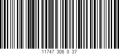 Código de barras (EAN, GTIN, SKU, ISBN): '11747_306_0_37'