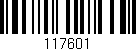 Código de barras (EAN, GTIN, SKU, ISBN): '117601'