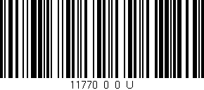 Código de barras (EAN, GTIN, SKU, ISBN): '11770_0_0_U'