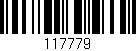 Código de barras (EAN, GTIN, SKU, ISBN): '117779'