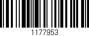 Código de barras (EAN, GTIN, SKU, ISBN): '1177953'