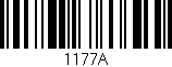 Código de barras (EAN, GTIN, SKU, ISBN): '1177A'