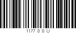 Código de barras (EAN, GTIN, SKU, ISBN): '1177_0_0_U'