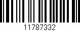 Código de barras (EAN, GTIN, SKU, ISBN): '11787332'