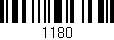 Código de barras (EAN, GTIN, SKU, ISBN): '1180'