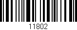 Código de barras (EAN, GTIN, SKU, ISBN): '11802'