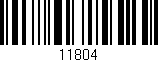 Código de barras (EAN, GTIN, SKU, ISBN): '11804'
