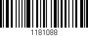 Código de barras (EAN, GTIN, SKU, ISBN): '1181088'