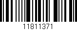 Código de barras (EAN, GTIN, SKU, ISBN): '11811371'