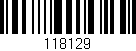 Código de barras (EAN, GTIN, SKU, ISBN): '118129'