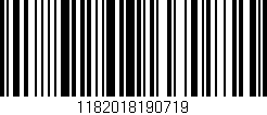 Código de barras (EAN, GTIN, SKU, ISBN): '1182018190719'