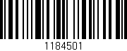 Código de barras (EAN, GTIN, SKU, ISBN): '1184501'
