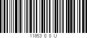 Código de barras (EAN, GTIN, SKU, ISBN): '11853_0_0_U'