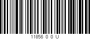 Código de barras (EAN, GTIN, SKU, ISBN): '11856_0_0_U'