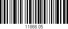 Código de barras (EAN, GTIN, SKU, ISBN): '11866.05'