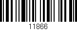 Código de barras (EAN, GTIN, SKU, ISBN): '11866'