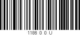 Código de barras (EAN, GTIN, SKU, ISBN): '1186_0_0_U'