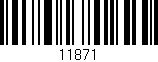 Código de barras (EAN, GTIN, SKU, ISBN): '11871'