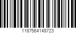Código de barras (EAN, GTIN, SKU, ISBN): '1187564149723'