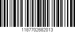 Código de barras (EAN, GTIN, SKU, ISBN): '1187702682013'