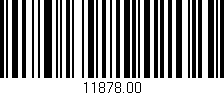 Código de barras (EAN, GTIN, SKU, ISBN): '11878.00'