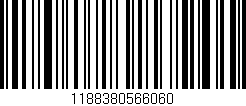 Código de barras (EAN, GTIN, SKU, ISBN): '1188380566060'