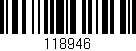 Código de barras (EAN, GTIN, SKU, ISBN): '118946'
