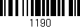 Código de barras (EAN, GTIN, SKU, ISBN): '1190'