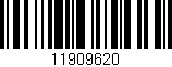 Código de barras (EAN, GTIN, SKU, ISBN): '11909620'