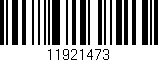 Código de barras (EAN, GTIN, SKU, ISBN): '11921473'