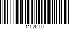 Código de barras (EAN, GTIN, SKU, ISBN): '11928.00'