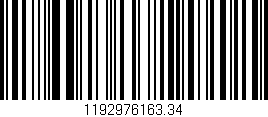 Código de barras (EAN, GTIN, SKU, ISBN): '1192976163.34'